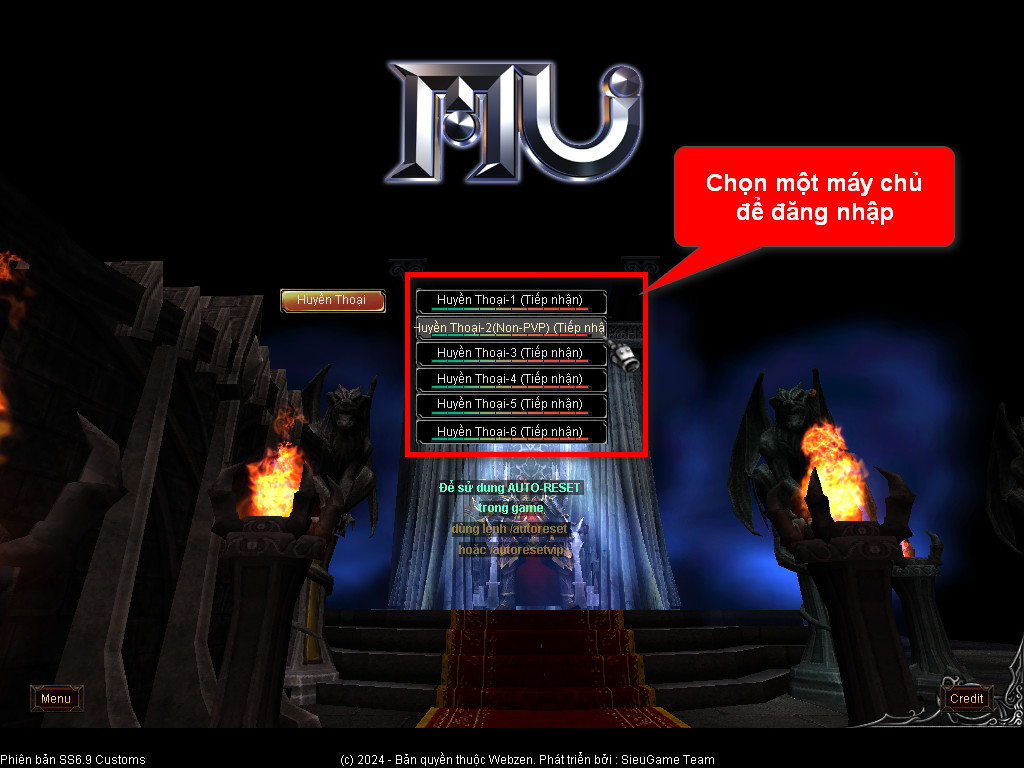 Chức năng chính của Game MU Chiến Thắng